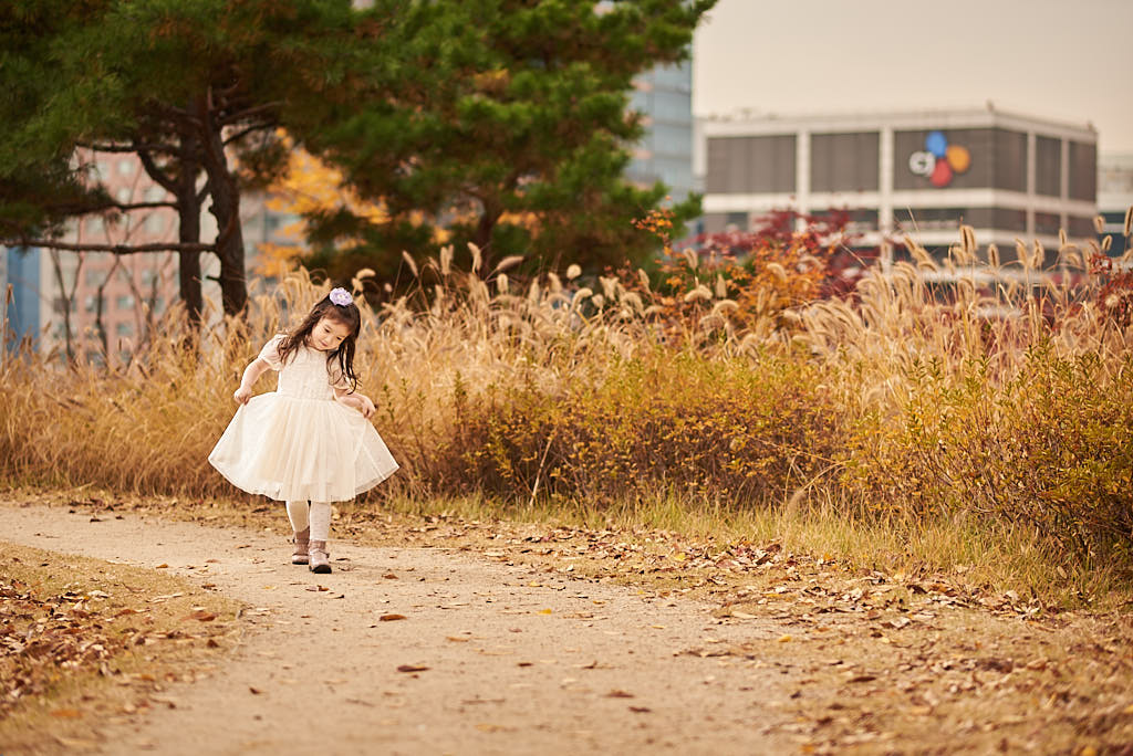 Little girl portrait, princess dress